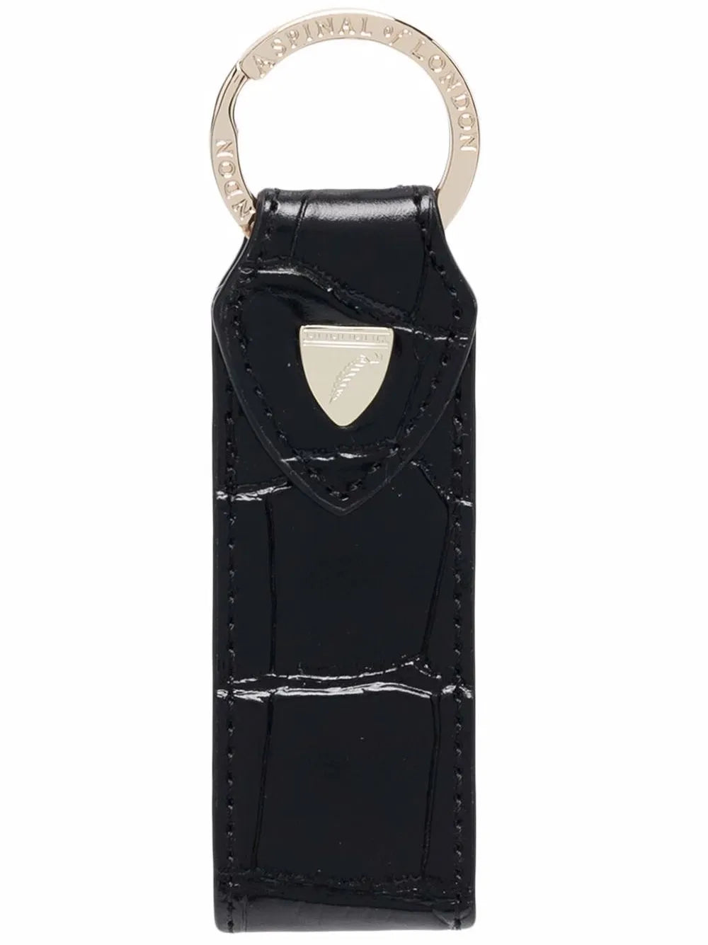 Aspinal Of London crocodile effect loop keyring