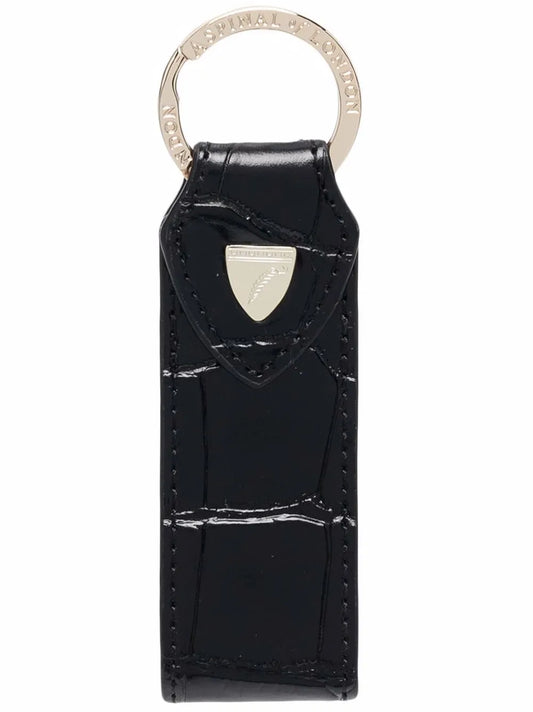 Aspinal Of London crocodile effect loop keyring
