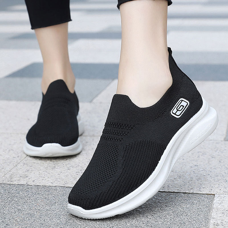 Men’s Mesh Slip-On Sneakers – Comfortable Soft Bottom Casual Shoes