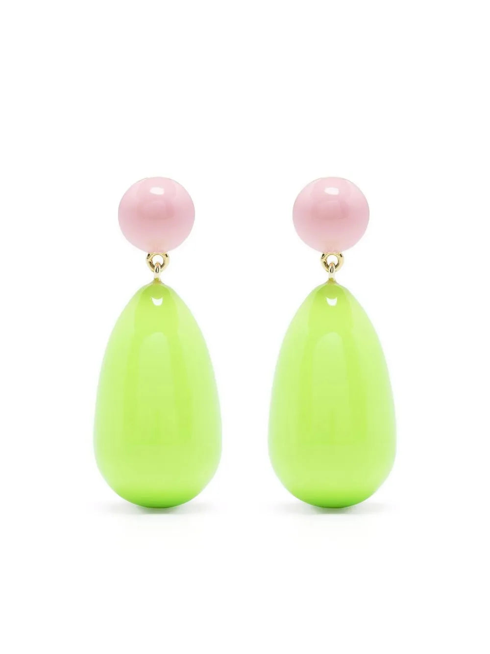 Eshvi drop enamel earrings