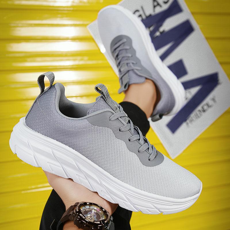 Men's Shoes Travel Mesh Breathable Comfortable Platform Sneaker