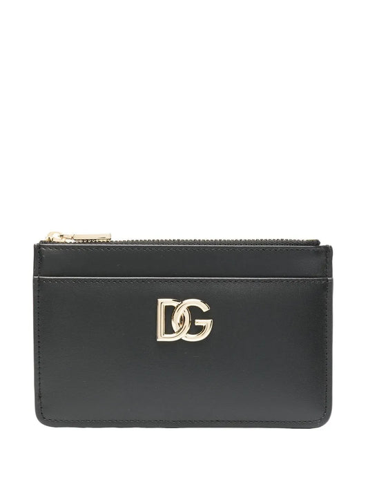 Dolce & Gabbana DG logo leather card holder