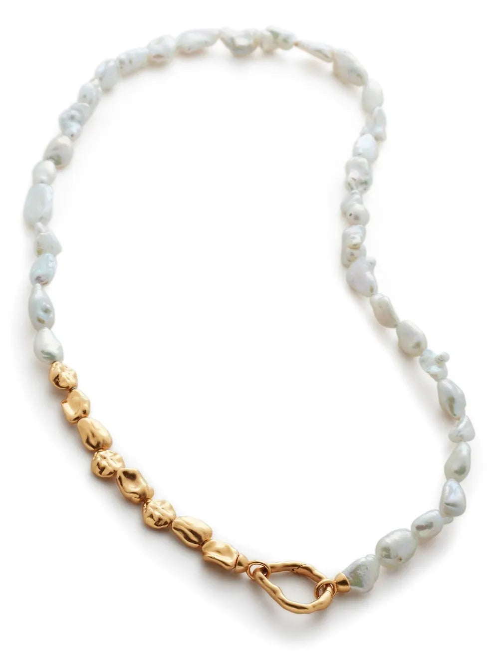 Monica Vinader Keshi pearl detail necklace