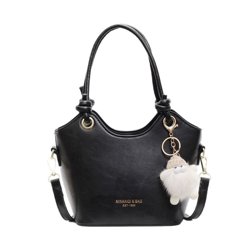 Sweet Style PU Leather Small Square Shoulder Crossbody Bag for Women