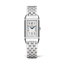 jaeger-lecoultre reverso one monoface stainless steel & diamonds lady's watch