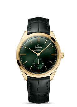 omega de ville tresor co-axial master chronometer 18k yellow gold man's watch_1