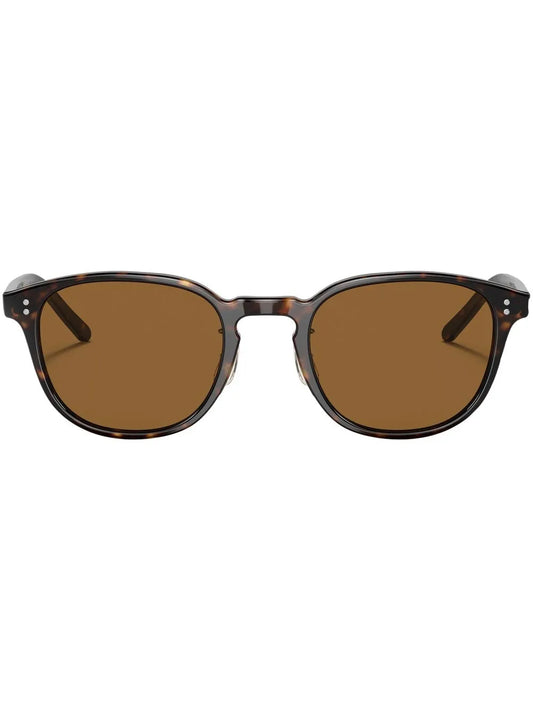 Oliver Peoples Fairmont Sun F round frame sunglass