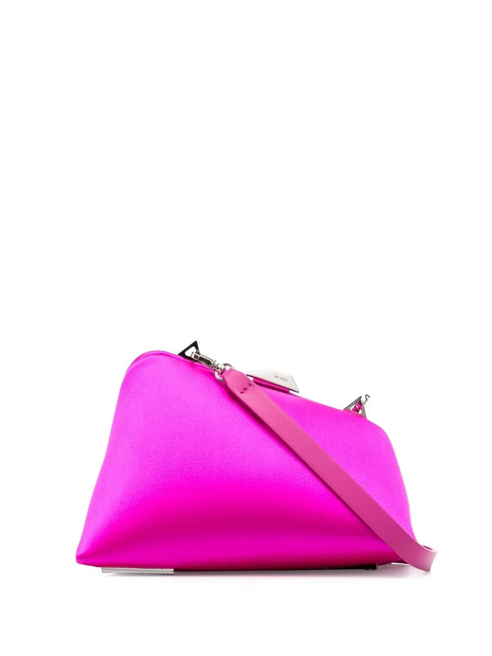 The Attico 8.30PM satin clutch bag