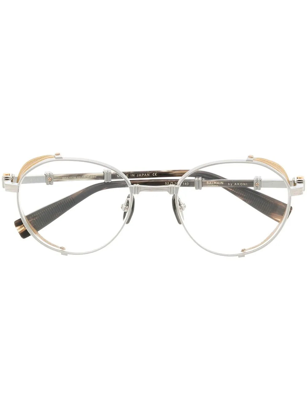 Balmain Eyewear Brigade round frame optical glasses