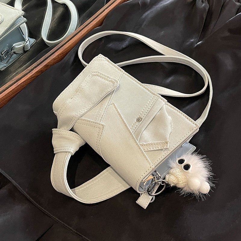 Western Style Denim Small Handbag – Fashion Women’s Shoulder Messenger Bag