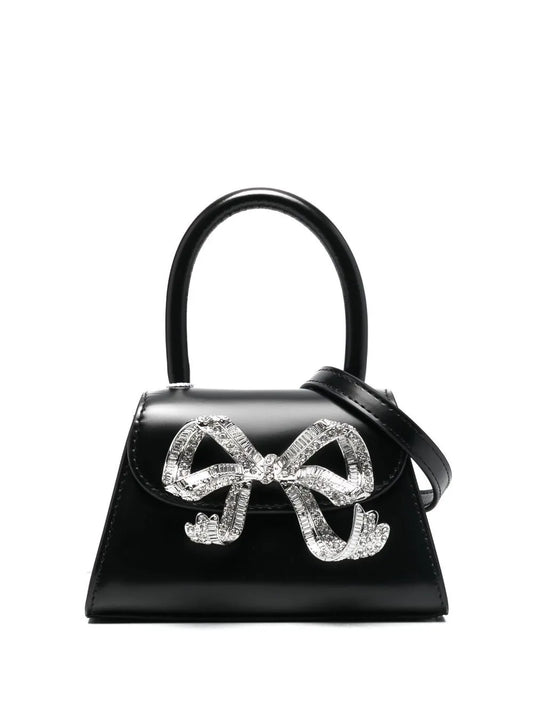 Self-Portrait The Bow embellished tote bag