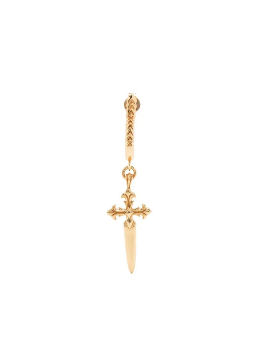 Emanuele Bicocchi dagger cross earring