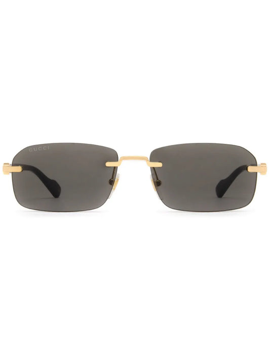 Gucci Eyewear rimless rectangle frame sunglasses