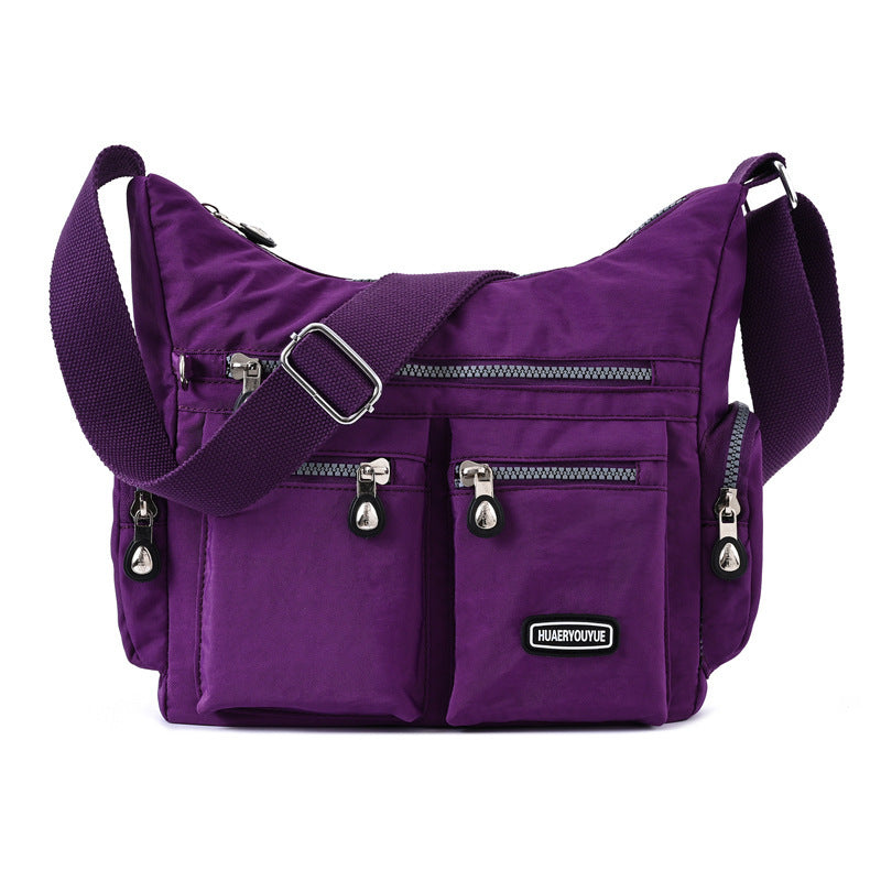 Women’s Waterproof Shoulder Bag – Multi-Pocket Crossbody Bag