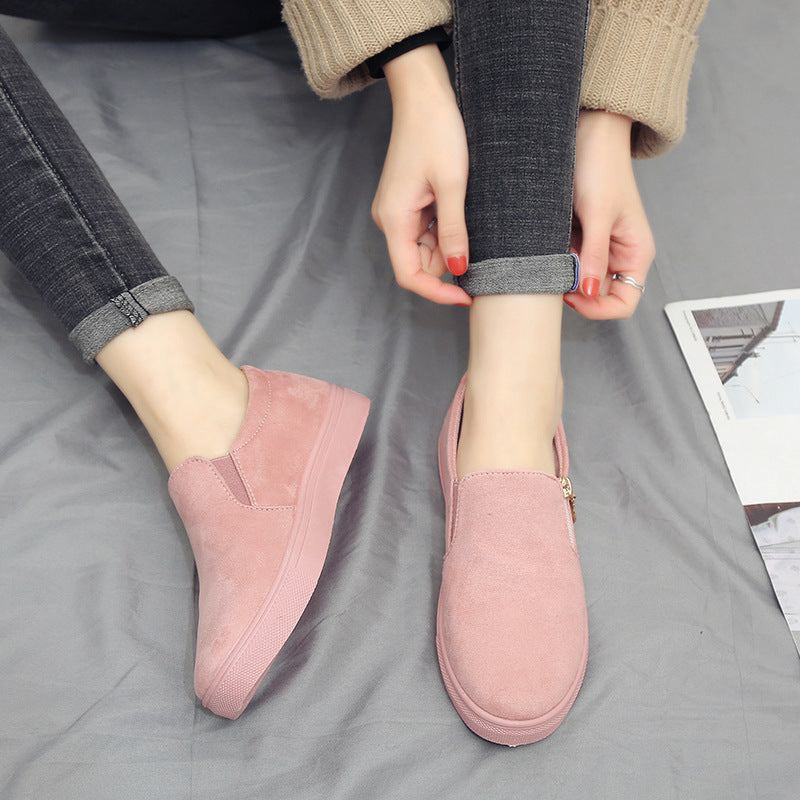 New Style Single Shoes Women Round Toe Flat Canvas Casual Shoes