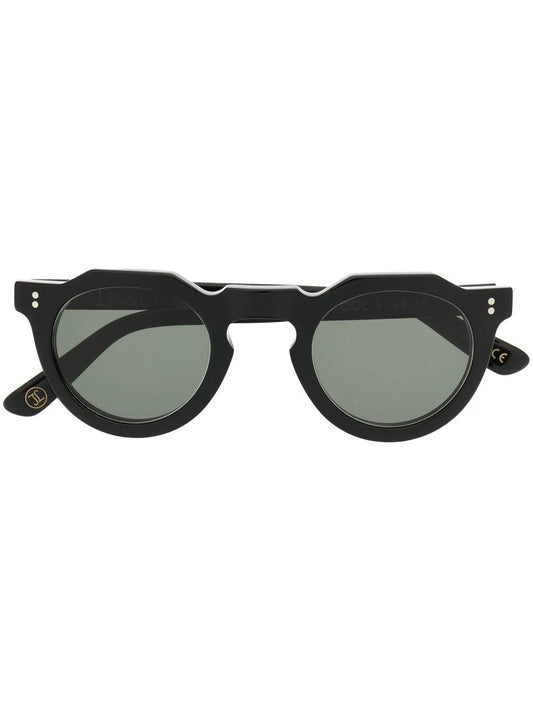 Lesca Pica round frame sunglasses