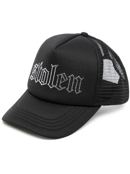 Stolen Girlfriends Club gothic logo trucker hat
