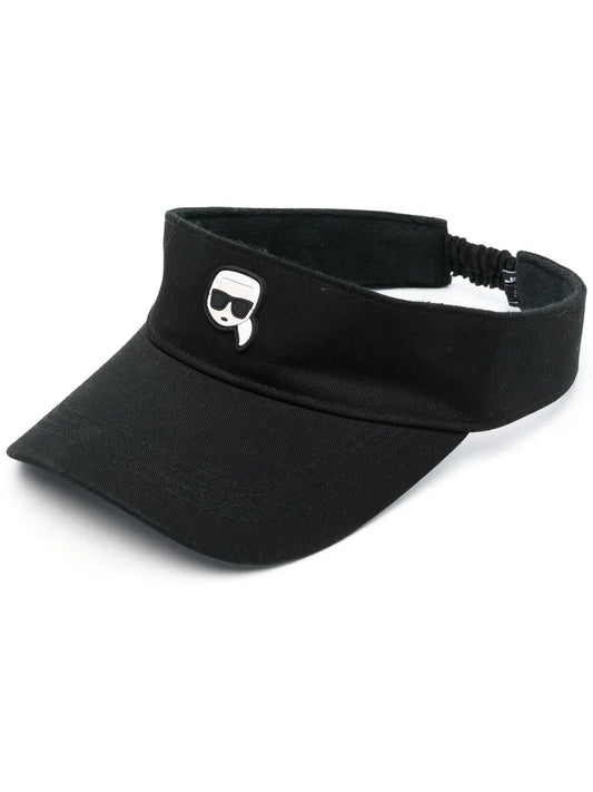 Karl Lagerfeld Ikon logo print visor