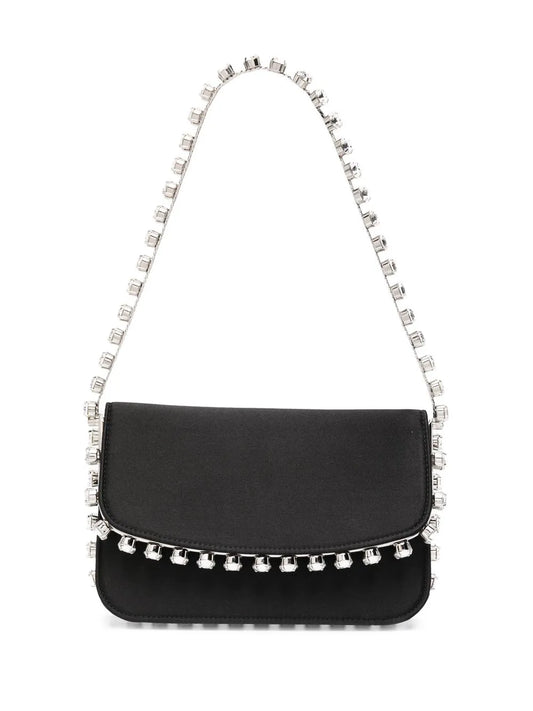 Aquazzura Galactic mini crystal shoulder bag