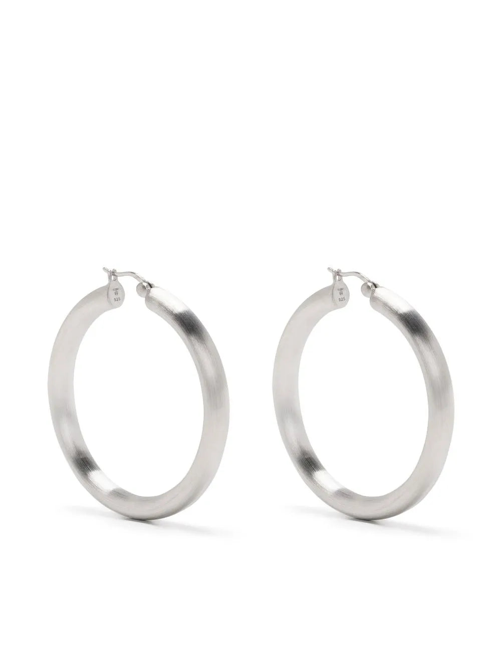 Tom Wood Classic Thick Satin XL hoop earrings