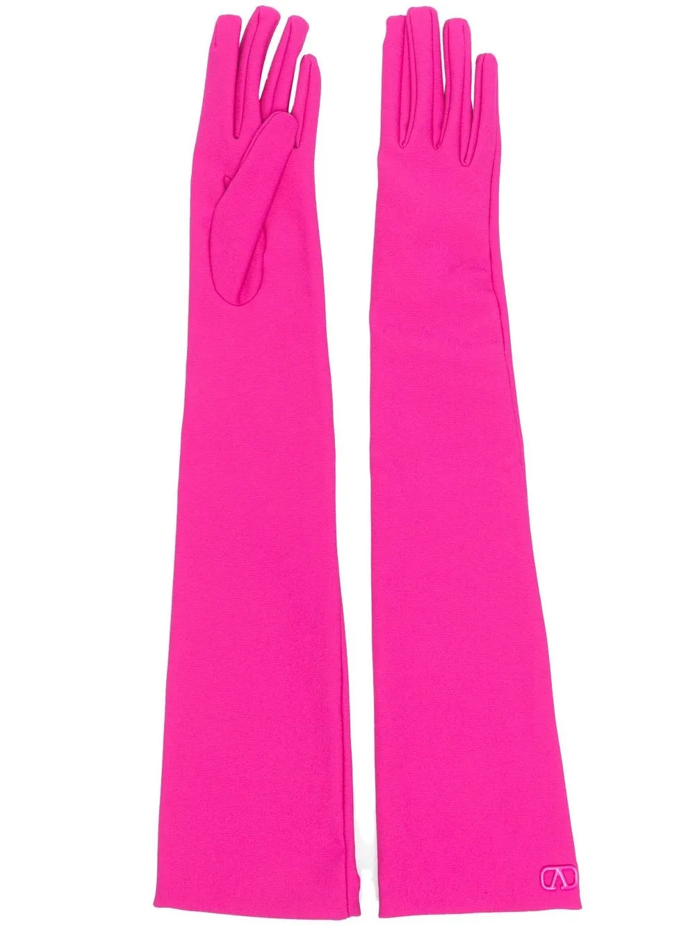 Valentino Garavani VLogo plaque elbow length gloves