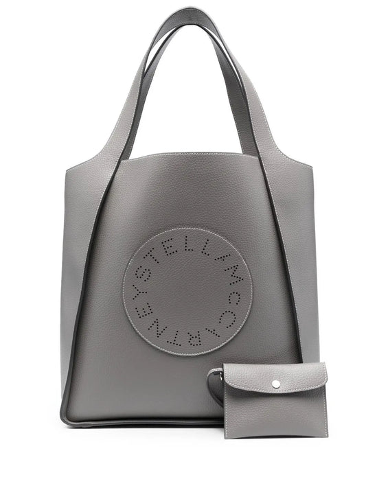 Stella McCartney perforated logo tote bag