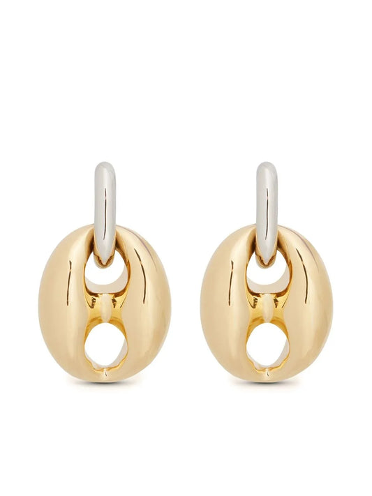 Rabanne Eight chunky earrings