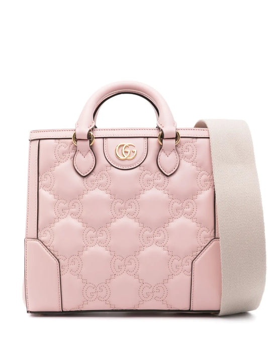 Gucci small GG matelassé top handle bag