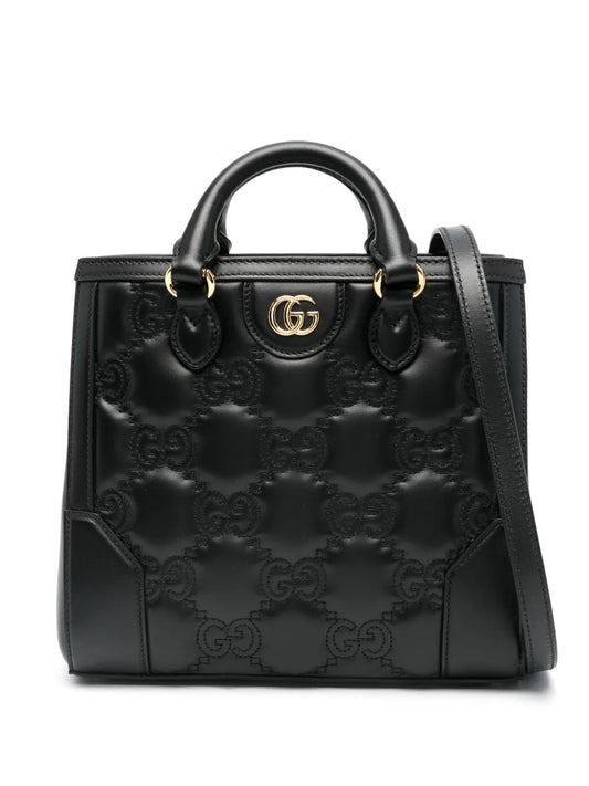 Gucci small GG matelassé top handle bag