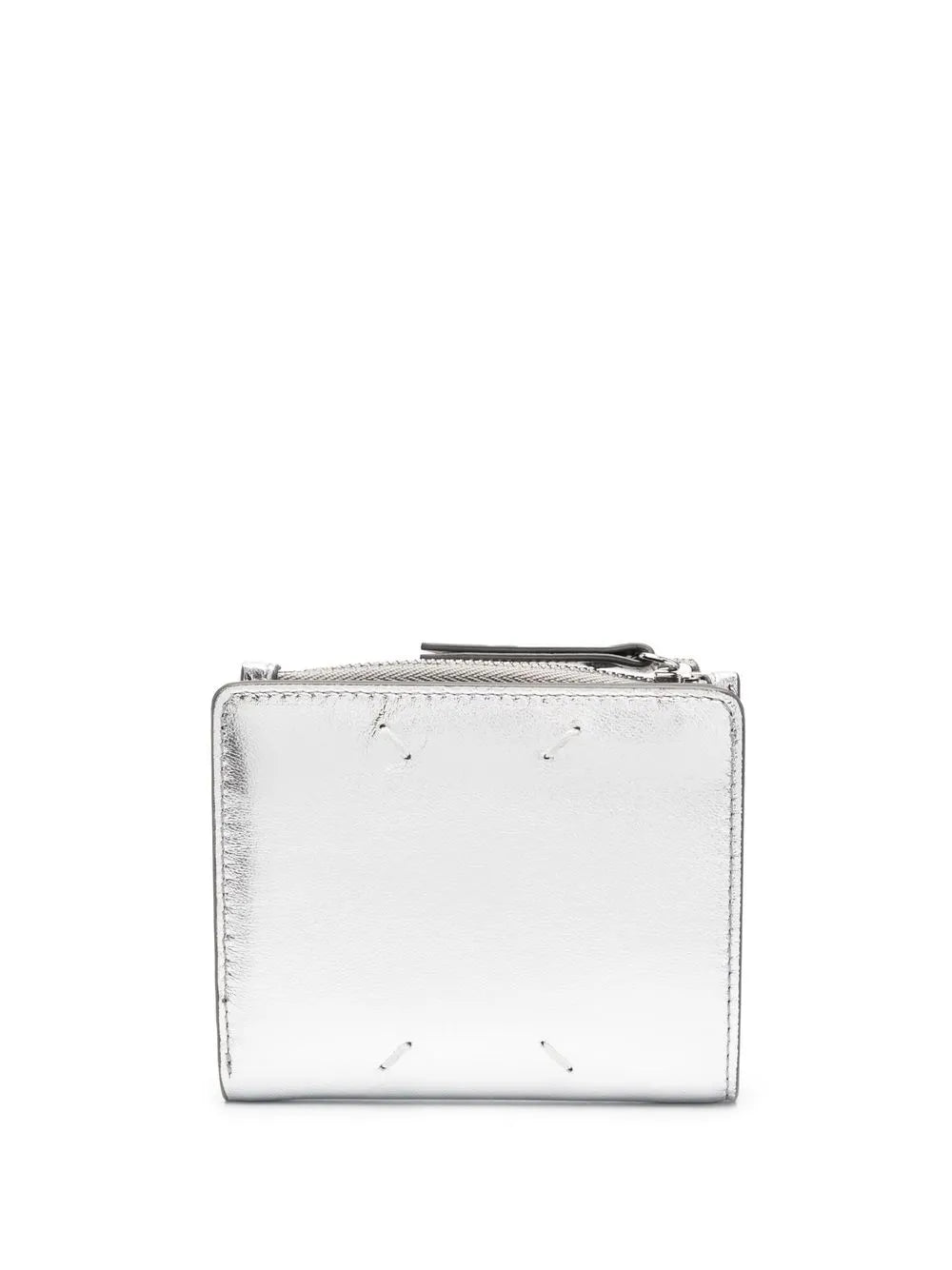 Maison Margiela four stitch metallic wallet