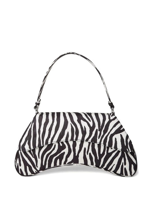 Simon Miller zebra print top handle shoulder bag