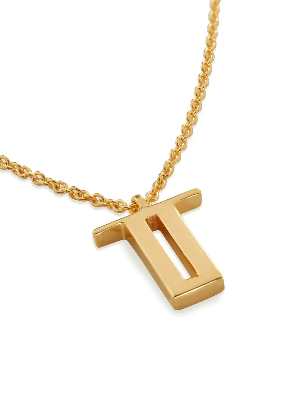 Monica Vinader alphabet T pendant necklace