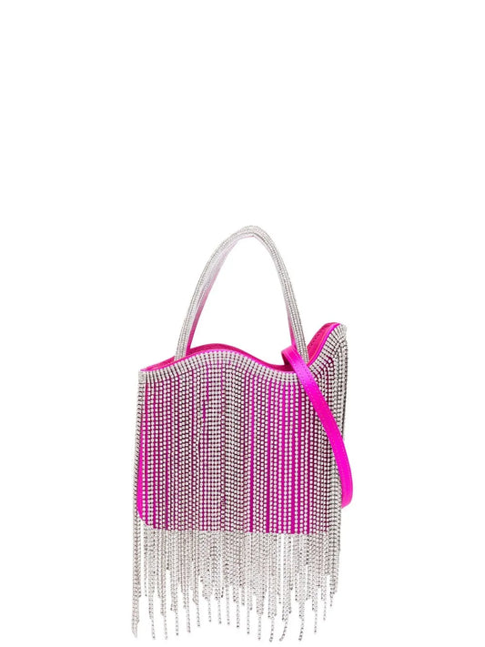 Le Silla Ivy crystal fringe mini bag