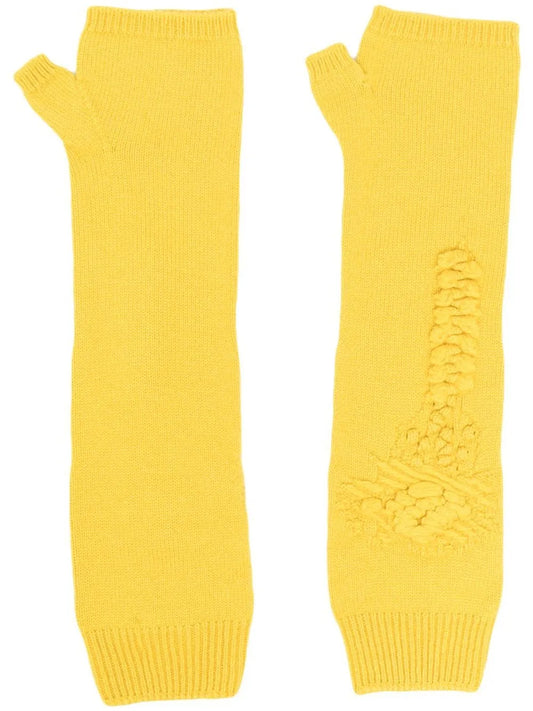 Barrie cashmere fingerless mittens