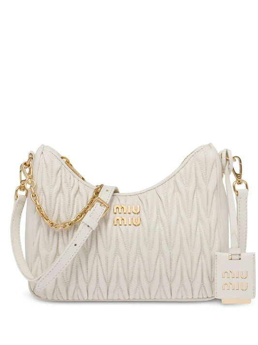 Miu Miu Matelassé nappa leather shoulder bag