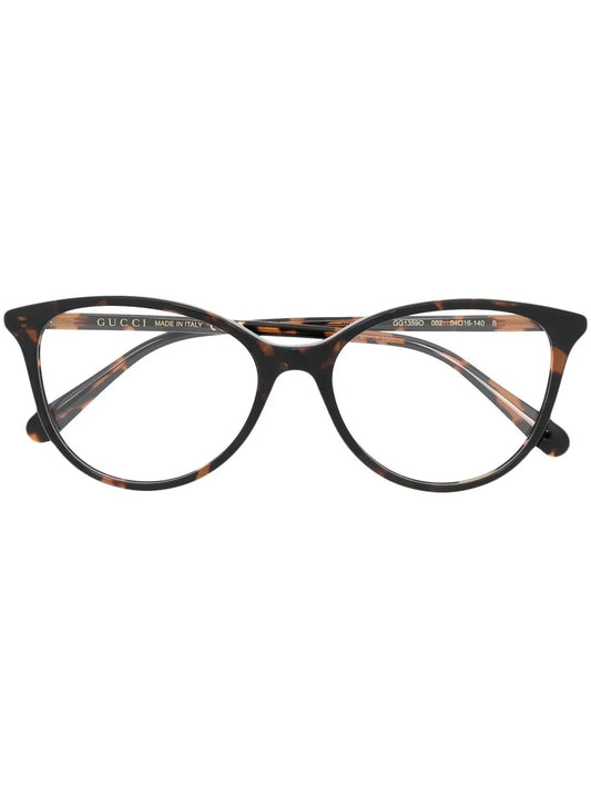 Gucci Eyewear tortoiseshell round frame glasses