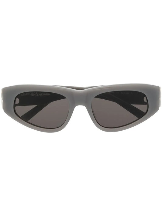 Balenciaga Eyewear logo plaque biker sunglasses