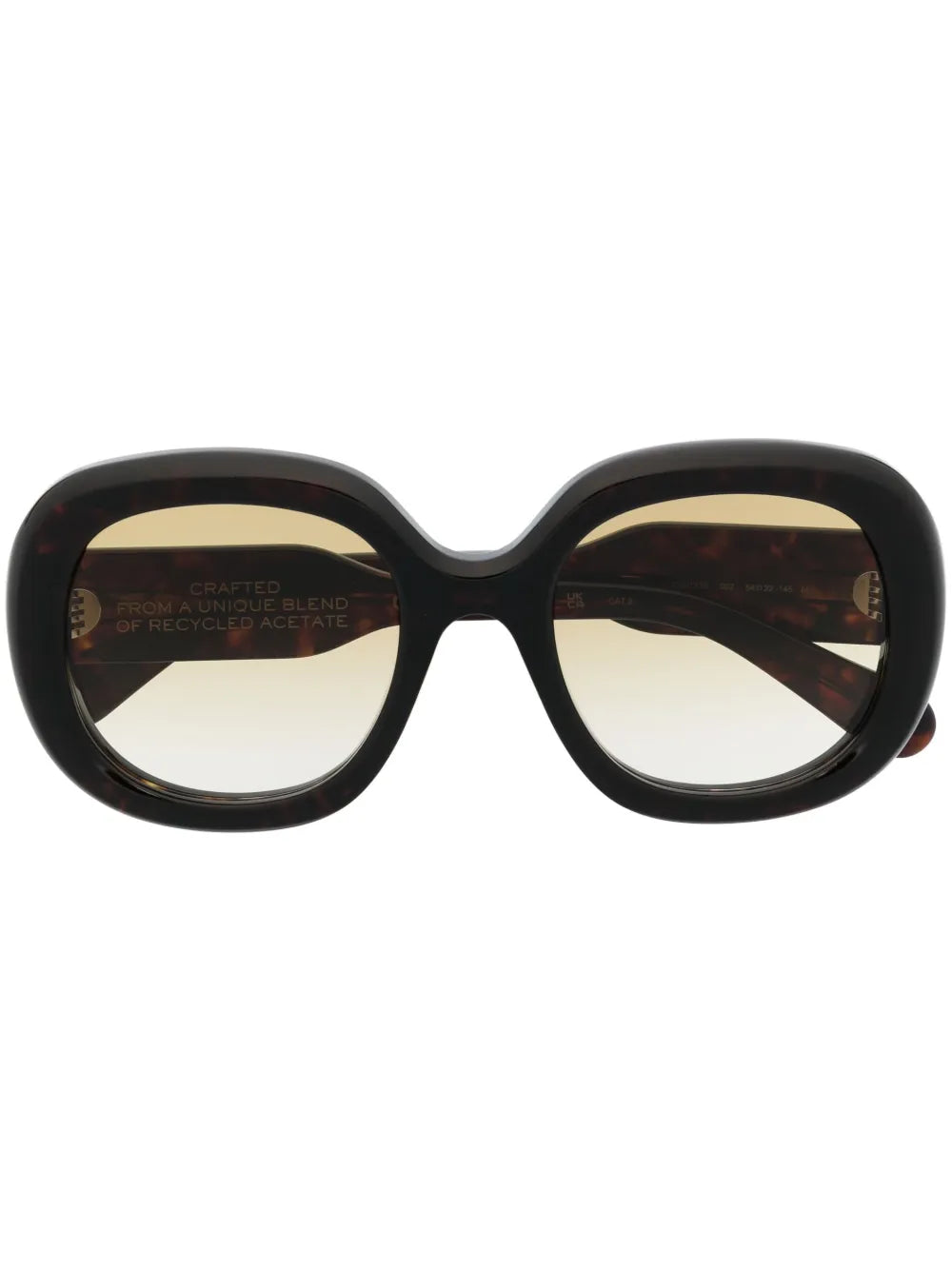 Chloé Eyewear logo print oversized frame sunglasses
