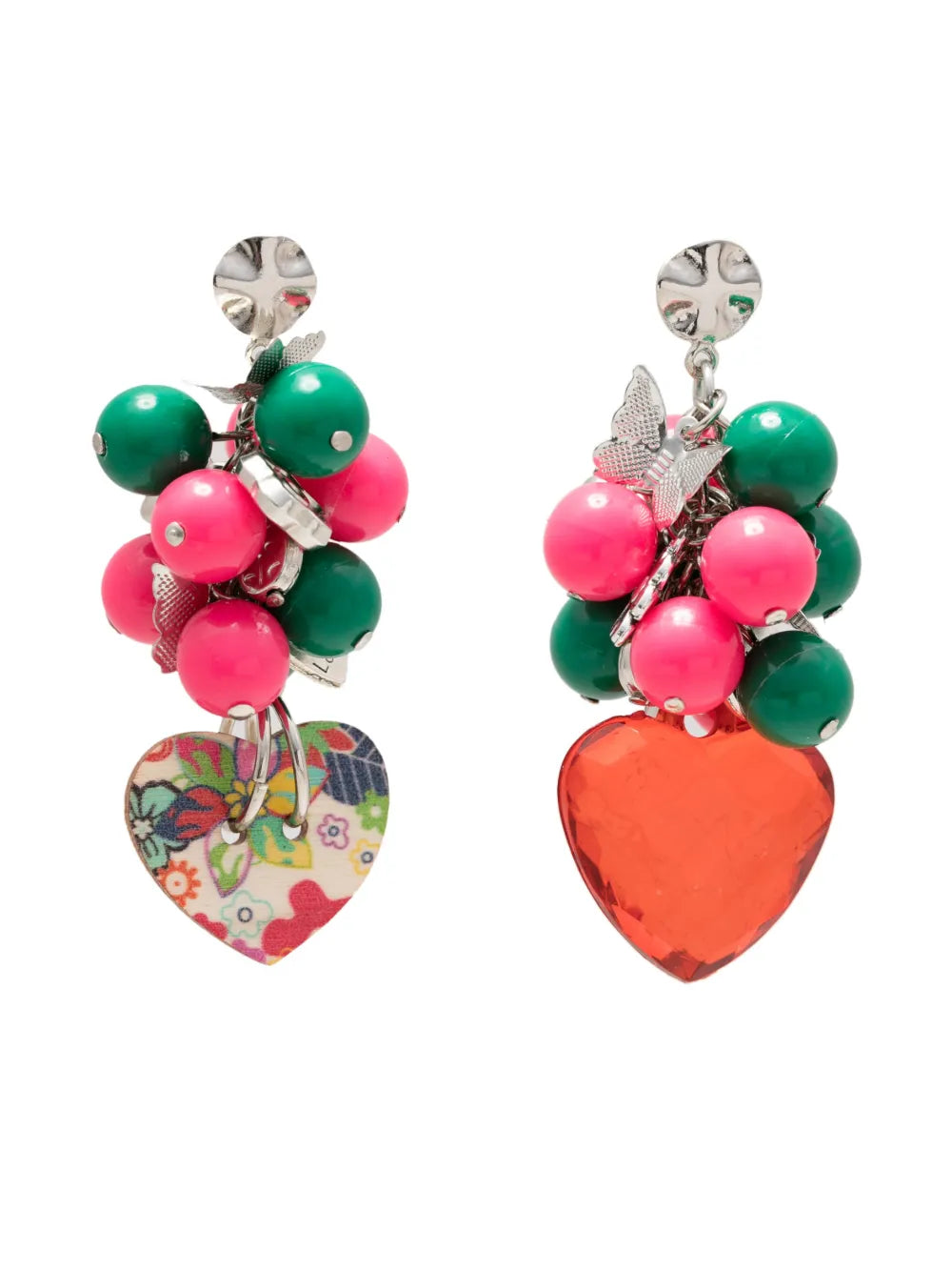 Amir Slama heart harm drop earrings
