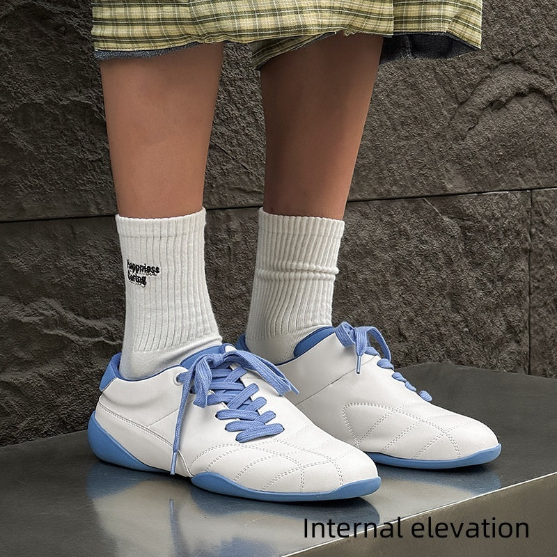 Men's Retro Oblique Lace-Up Sneakers – Flat Sports Casual Shoes