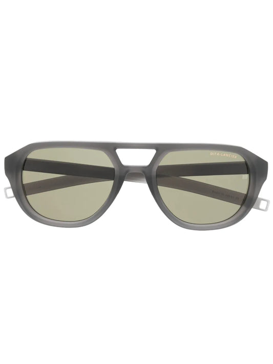 Dita Eyewear pilot frame logo sunglasses