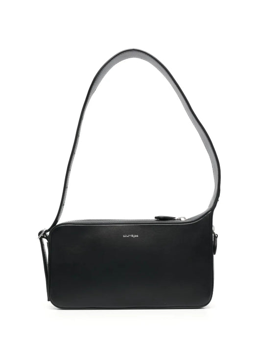Courrèges leather racer shoulder bag