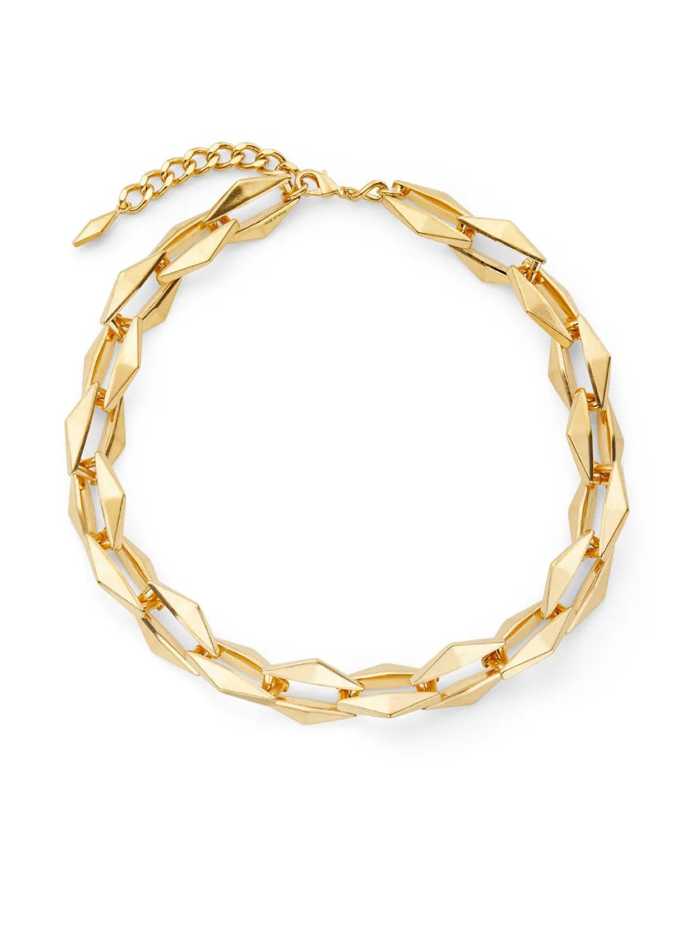 Jimmy Choo Diamond chain link necklace