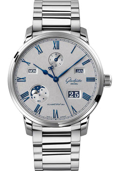 glashutte original senator excellence perpetual calendar stainless steel men's watch_1