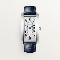 cartier tank americanine stainless steel unisex watch
