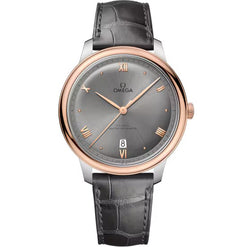 omega de ville prestige stainless steel & 18k sedna? gold men's watch_3