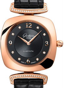 glashutte original lady collection pavonina red gold & diamonds lady's watch