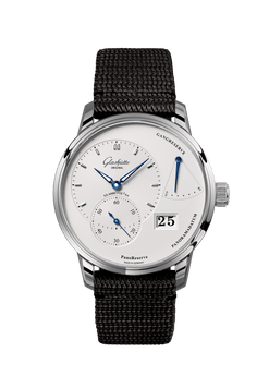 glashutte original pano reserve stainless steel men's watch