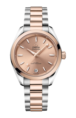 omega seamaster aqua terra stainless steel & 18k canopus gold? unisex watch