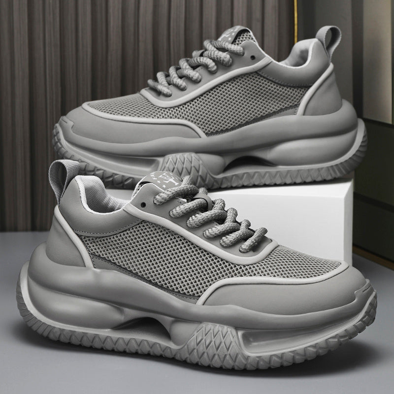 Men's New Summer Platform Mesh Surface Breathable Sports Casual Shoes